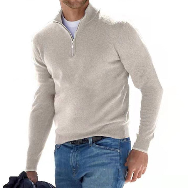 Stylový svetr Jake Half Zip pro pohodlí a eleganci
