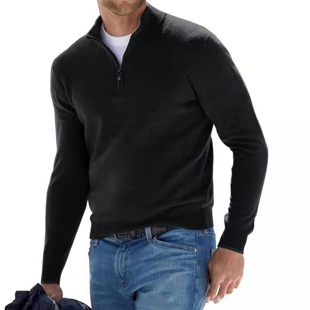 Stylový svetr Jake Half Zip pro pohodlí a eleganci