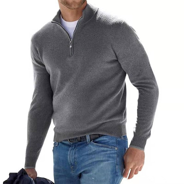 Stylový svetr Jake Half Zip pro pohodlí a eleganci