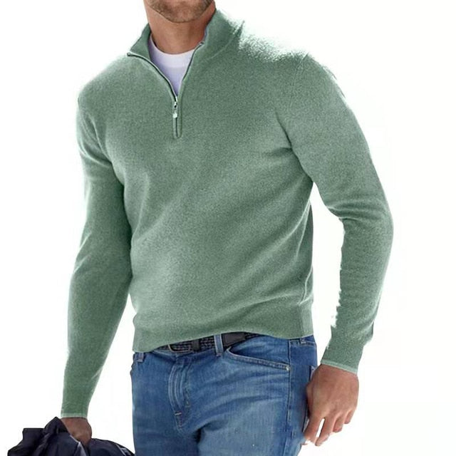 Stylový svetr Jake Half Zip pro pohodlí a eleganci