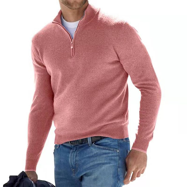 Stylový svetr Jake Half Zip pro pohodlí a eleganci