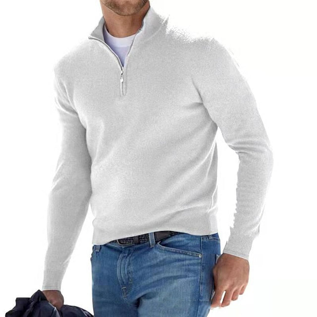 Stylový svetr Jake Half Zip pro pohodlí a eleganci