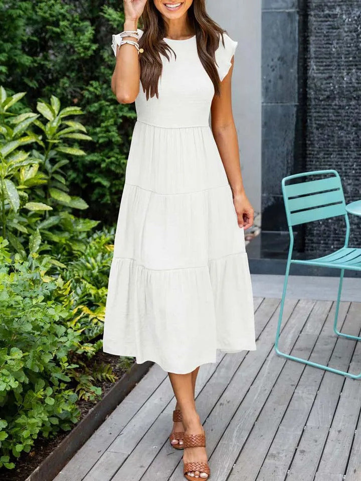 Elegantní midi šaty pro ženy ve vzdušném stylu