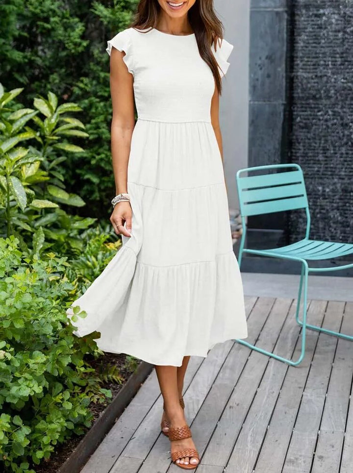 Elegantní midi šaty pro ženy ve vzdušném stylu