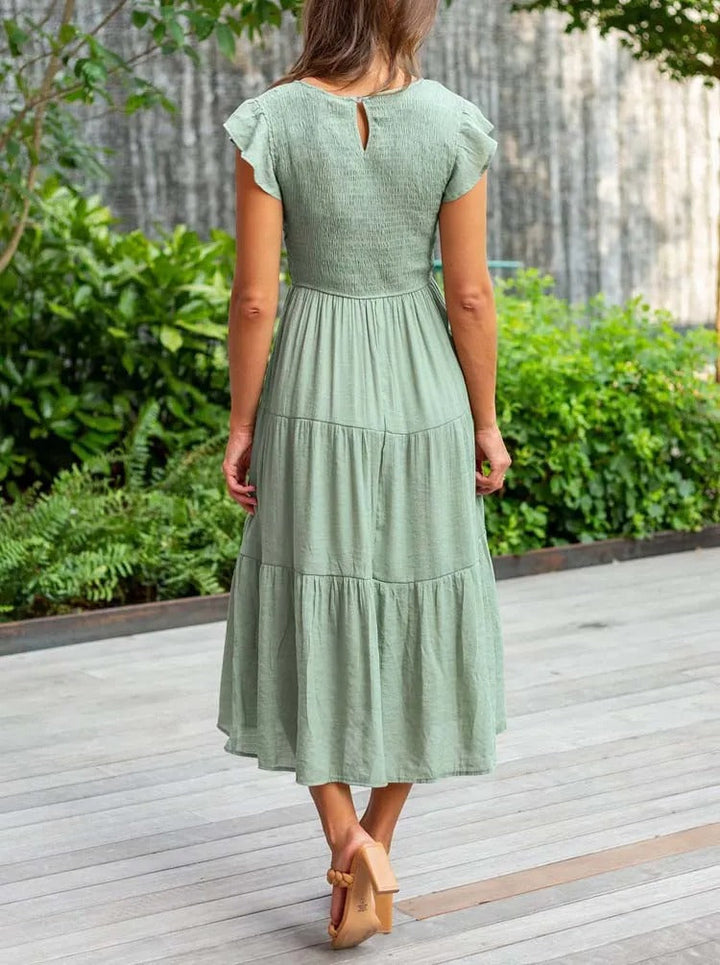 Elegantní midi šaty pro ženy ve vzdušném stylu