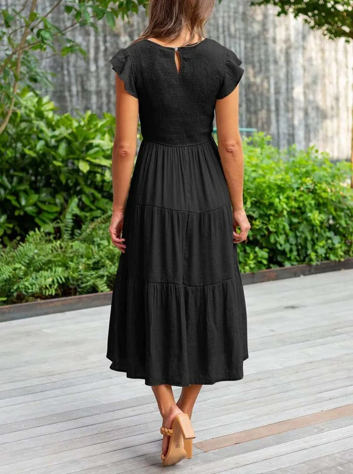 Elegantní midi šaty pro ženy ve vzdušném stylu
