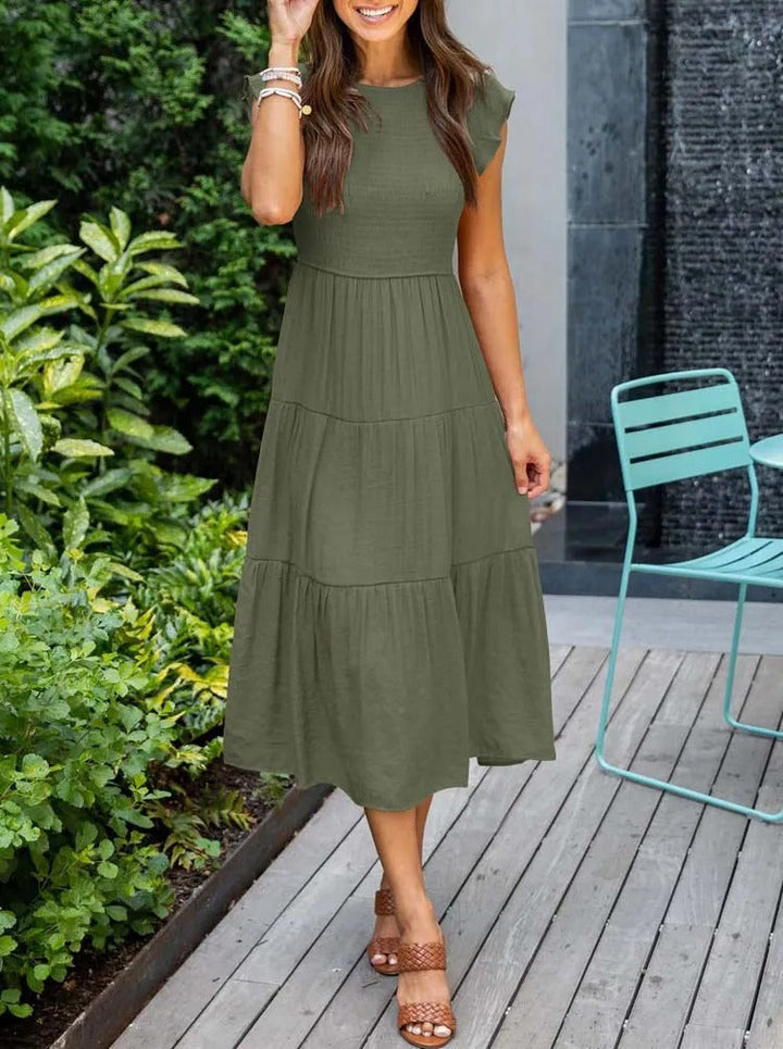 Elegantní midi šaty pro ženy ve vzdušném stylu