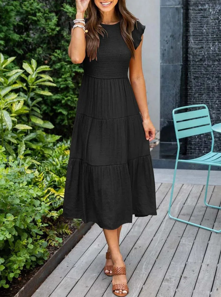 Elegantní midi šaty pro ženy ve vzdušném stylu