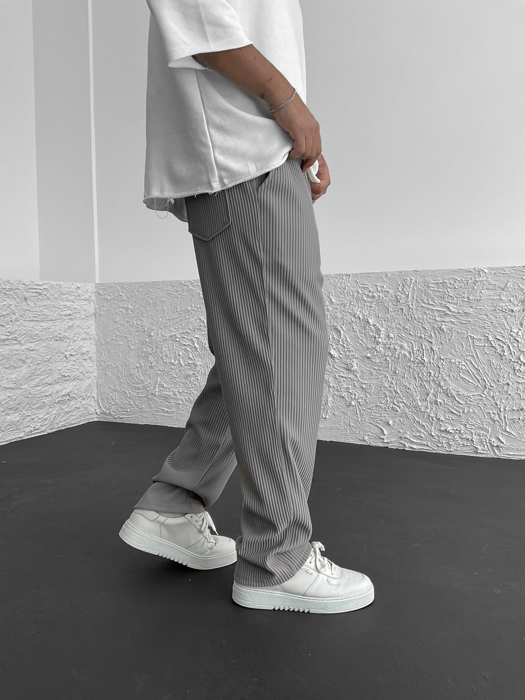 Stylové pánské klasické chino kalhoty