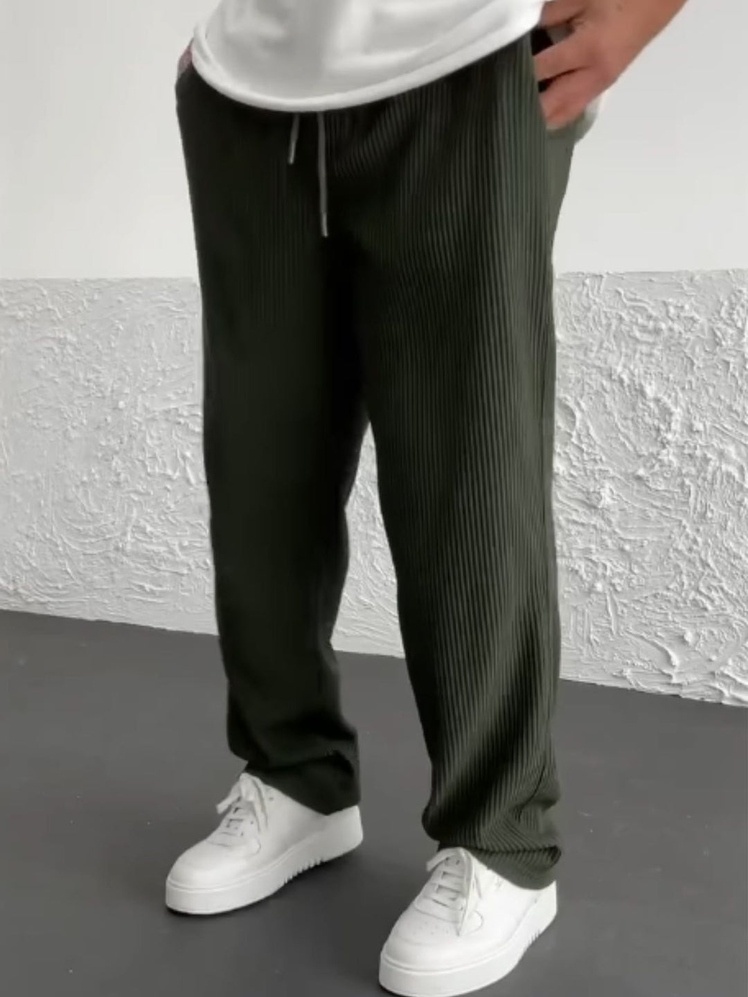 Stylové pánské klasické chino kalhoty