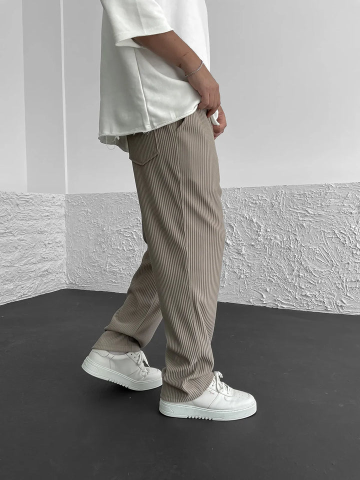 Stylové pánské klasické chino kalhoty