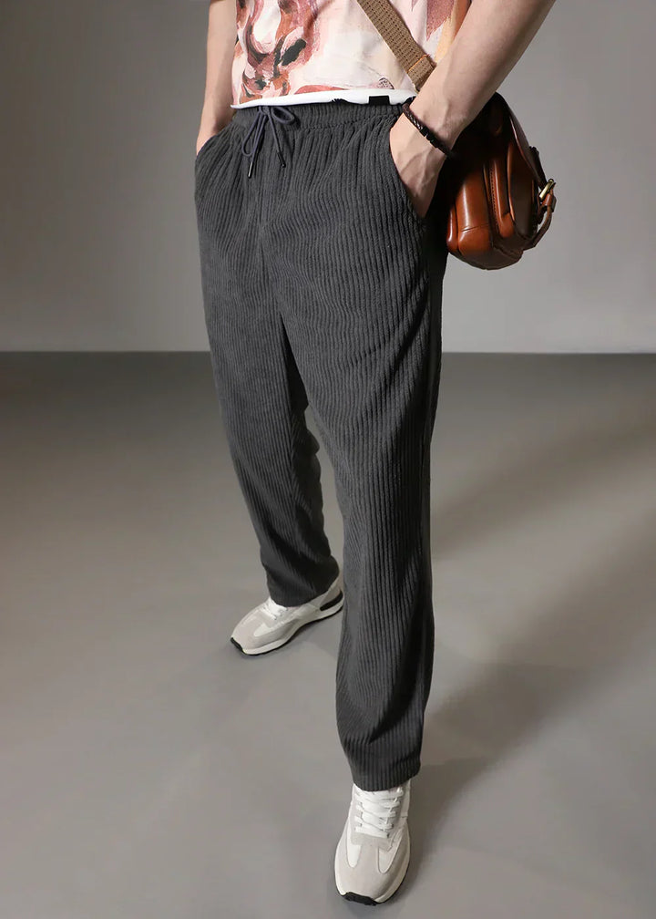 Stylové pánské klasické chino kalhoty